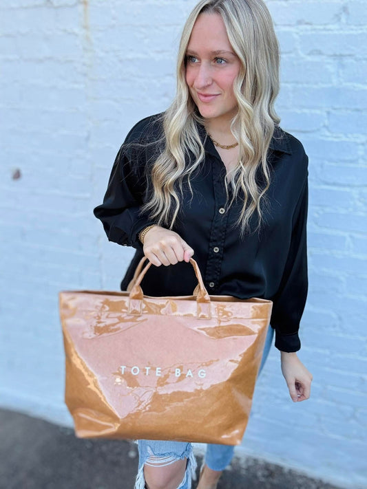 Everyday Tote Bag - Camel