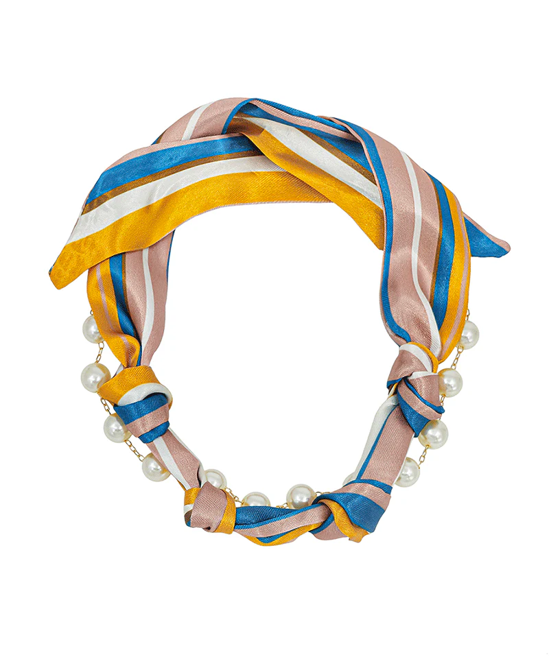 Knotted Scarf Necklaces