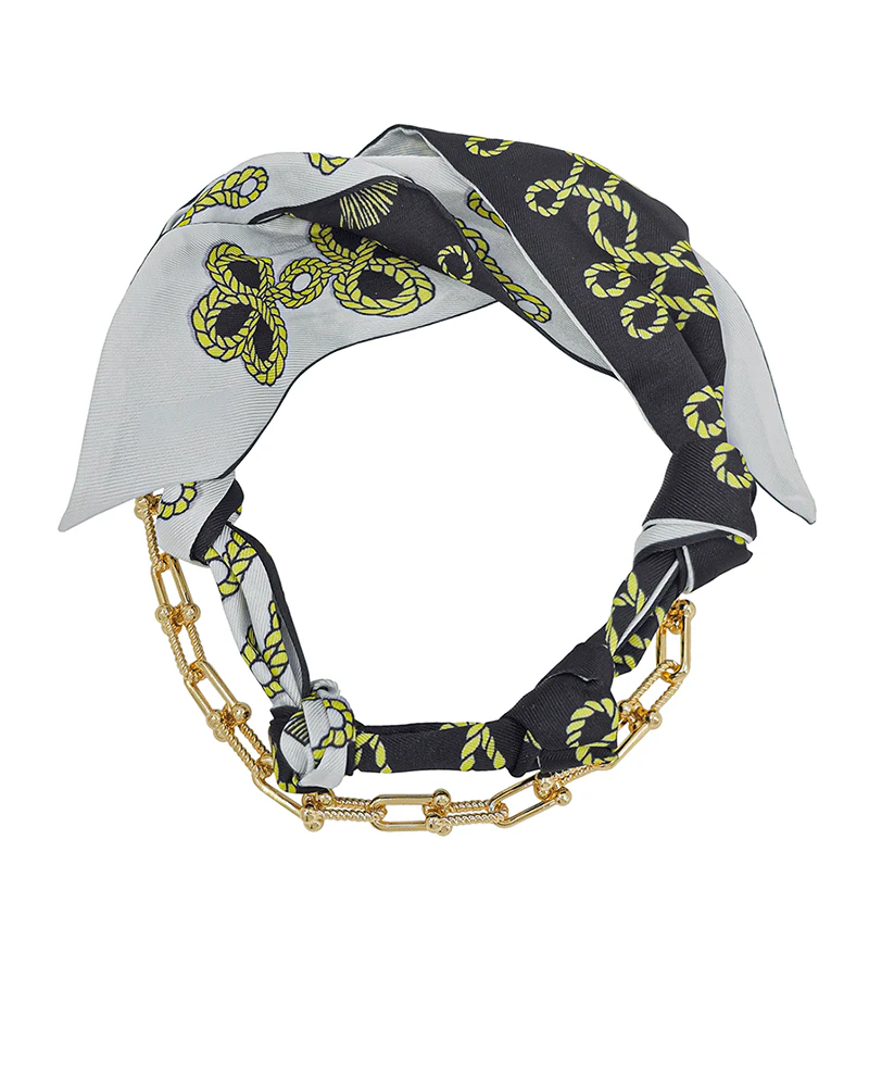 Knotted Scarf Necklaces