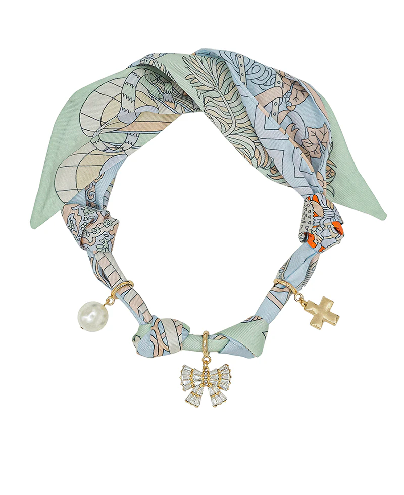 Knotted Scarf Necklaces
