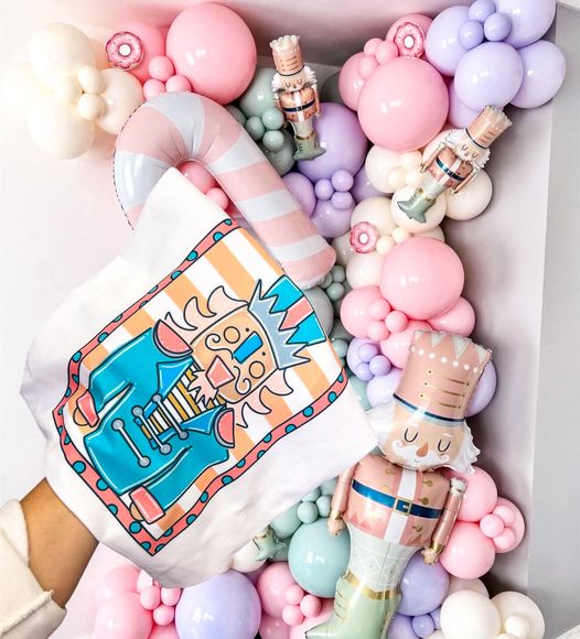 Watercolor Nutcracker Graphic Tee (Pink)