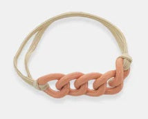 Bling Hair Tie Bracelet (Peach)