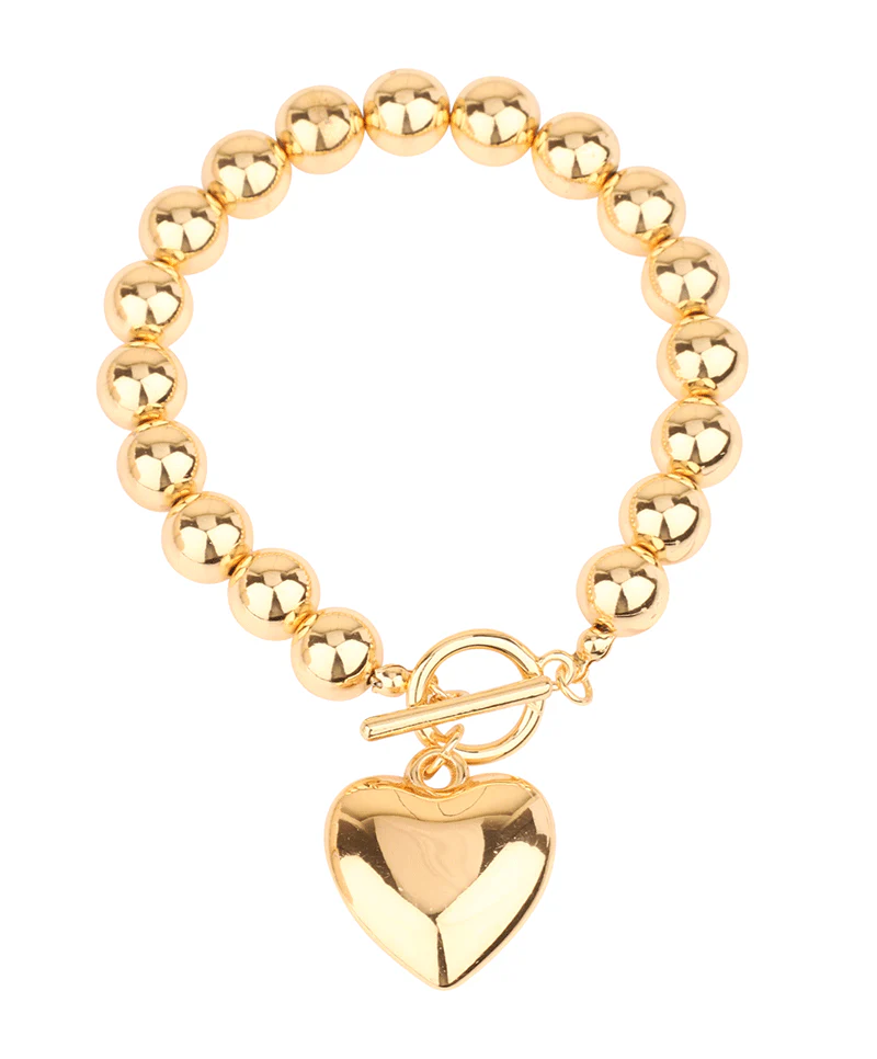 Heart Of Gold Bracelet - Delta Swanky Girl