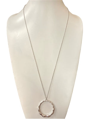 Moon Beam Necklace (Silver)