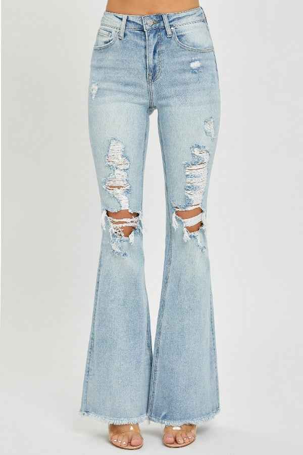 I'm With The Band Flare Jean (Light Wash)