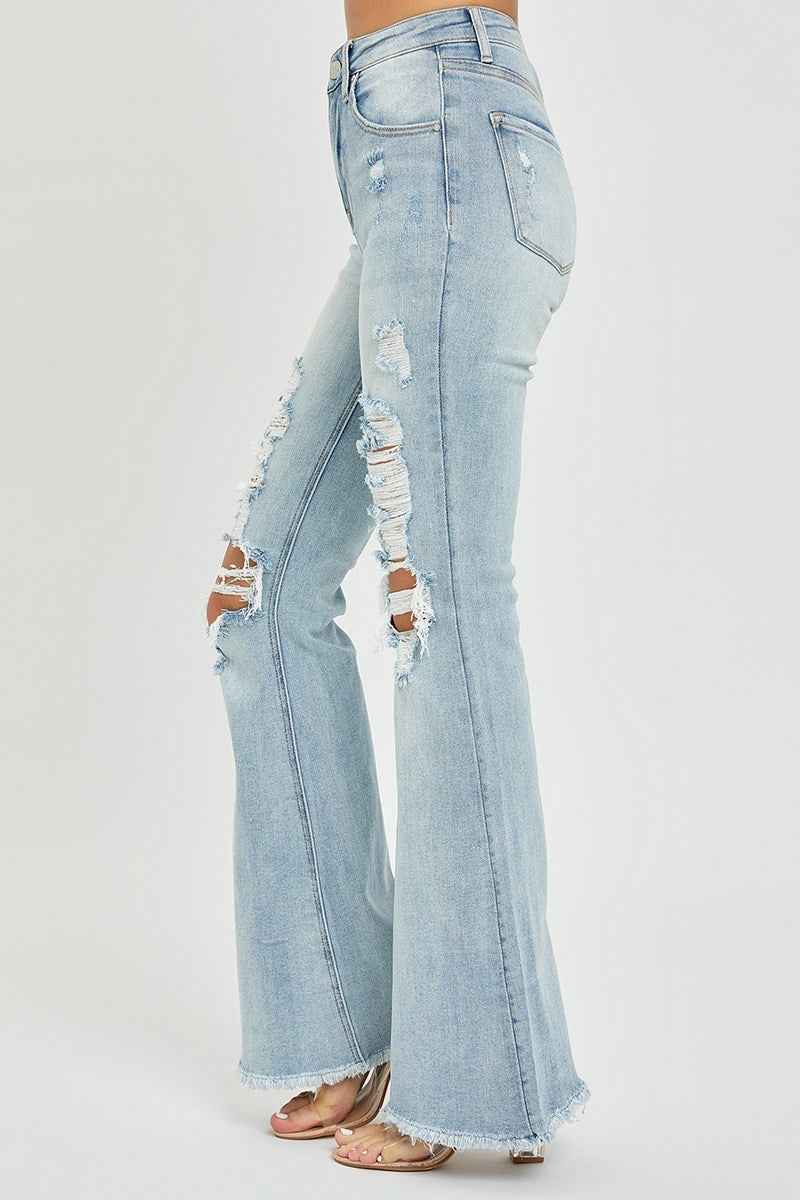I'm With The Band Flare Jean (Light Wash)