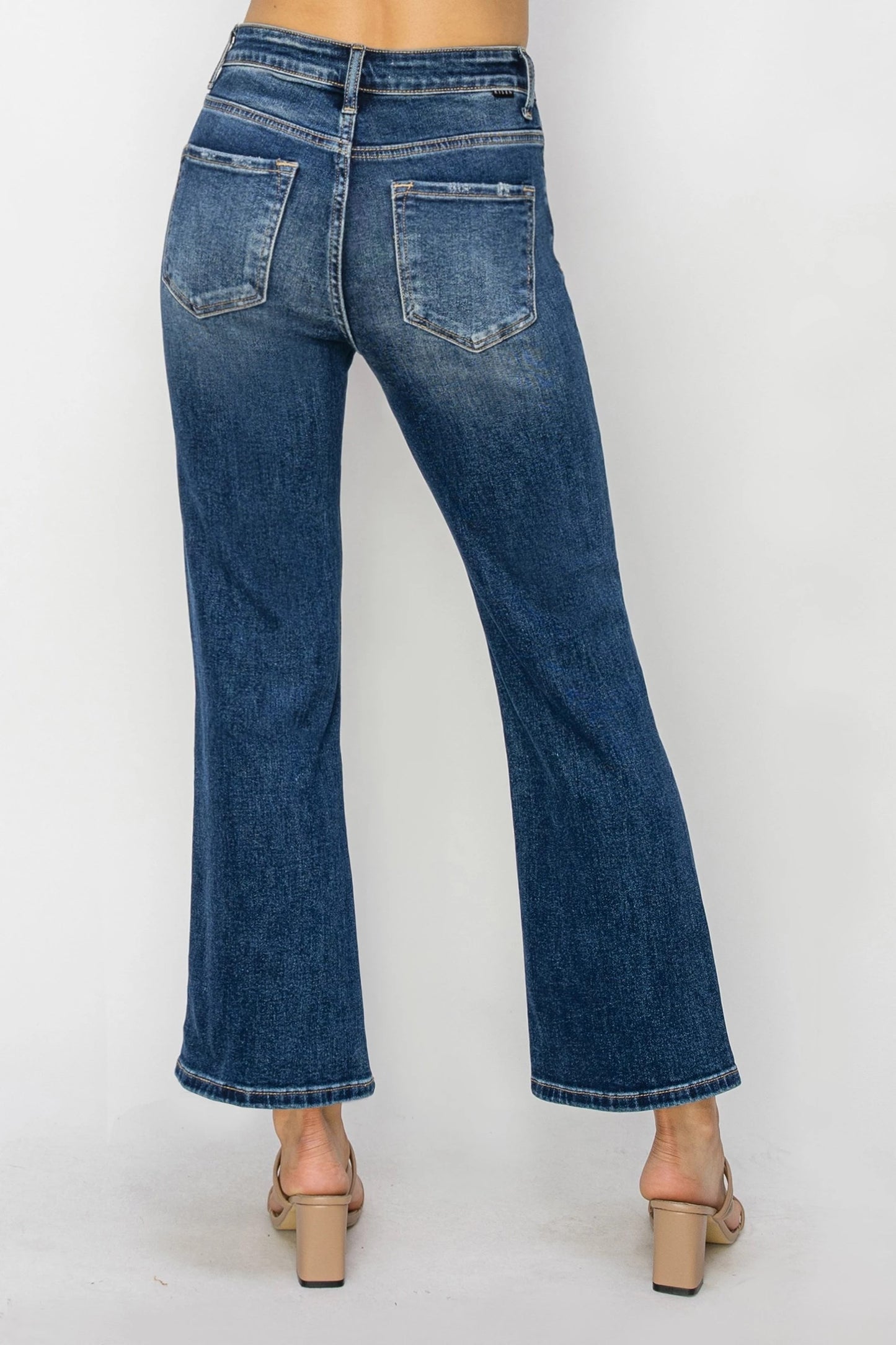 Curvy Southern Soul Ankle Jean (Dark Wash)