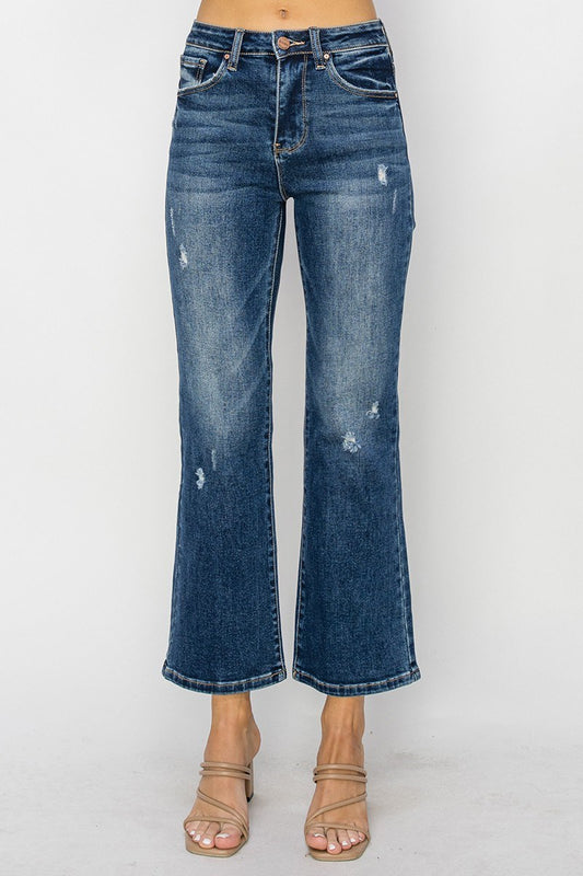 Curvy Southern Soul Ankle Jean (Dark Wash)