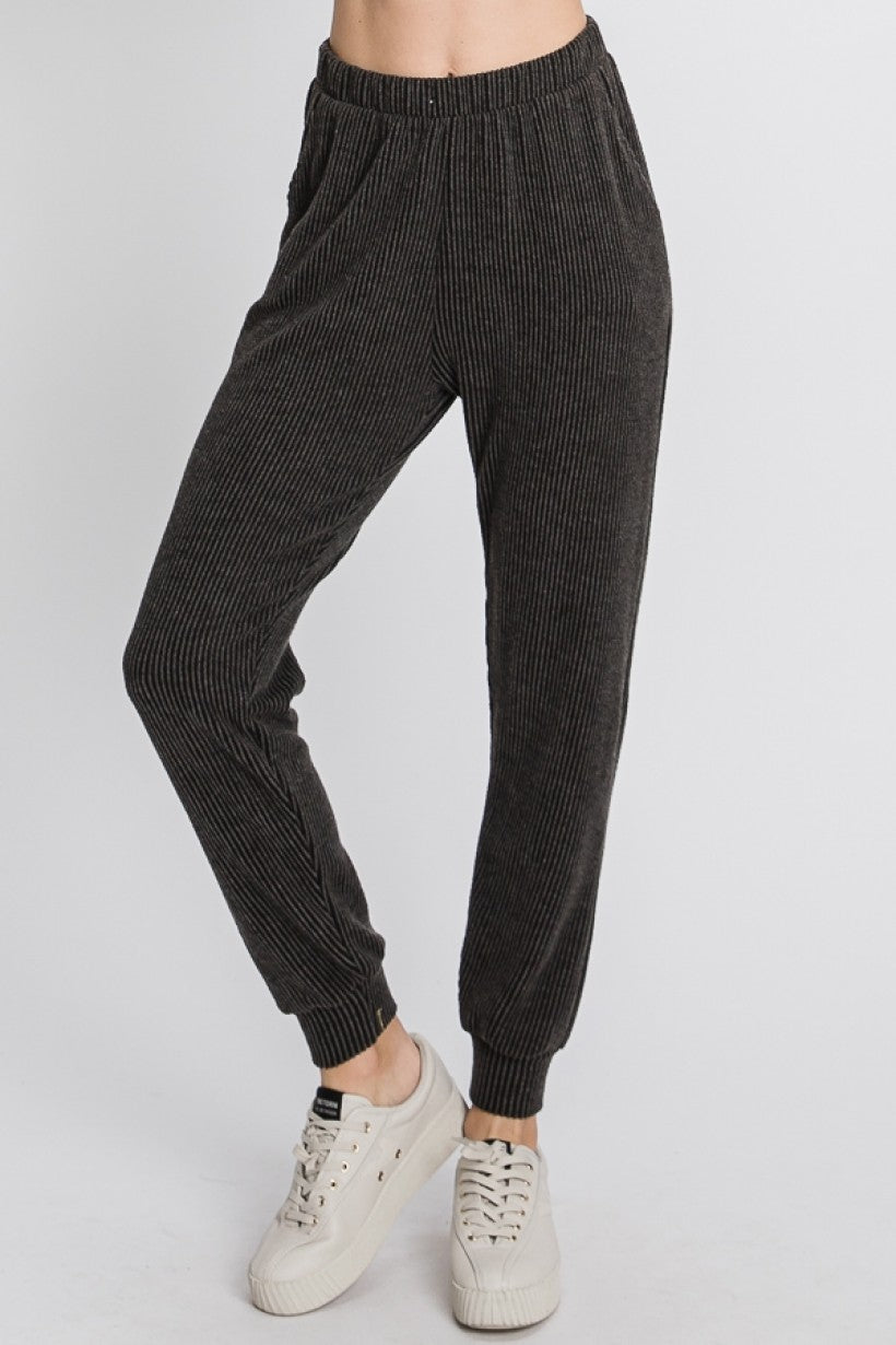 Runway Girl Ribbed Joggers
