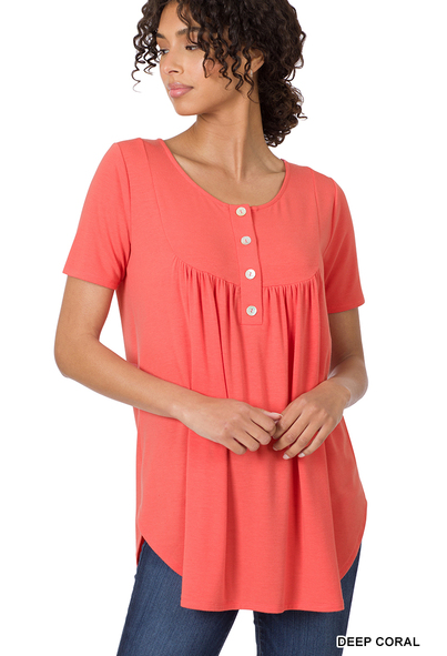 Found My Passion Top (DEEP CORAL)
