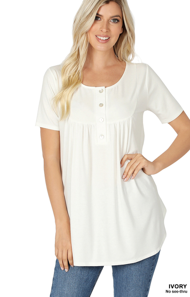 Curvy Found My Passion Top (IVORY)