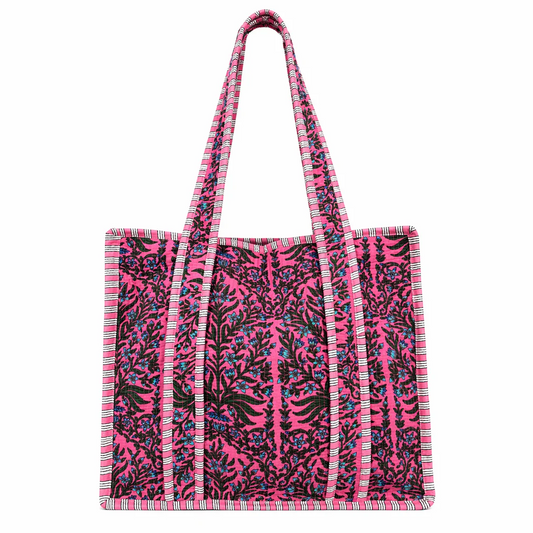 Raja Quilted Tote - Summer Vine - Delta Swanky Girl