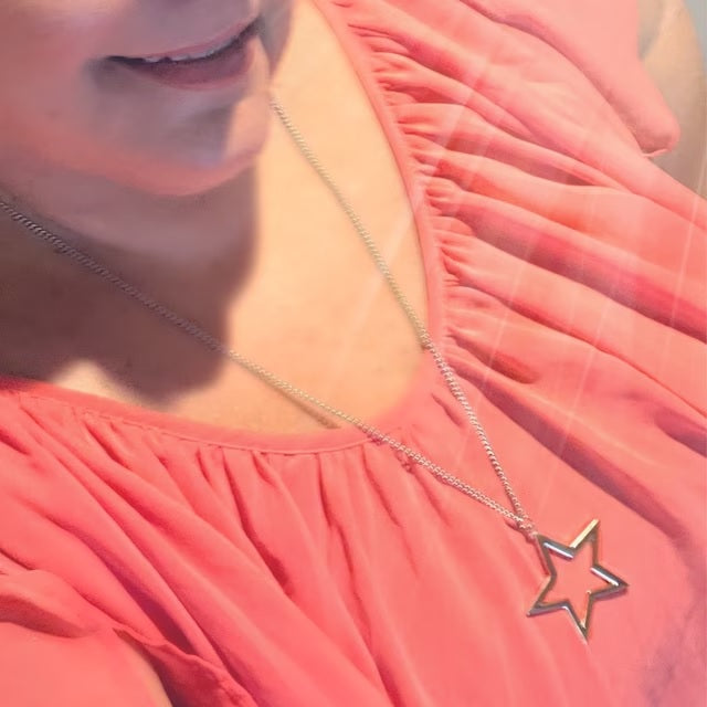 Wishing Star Necklace (Silver)