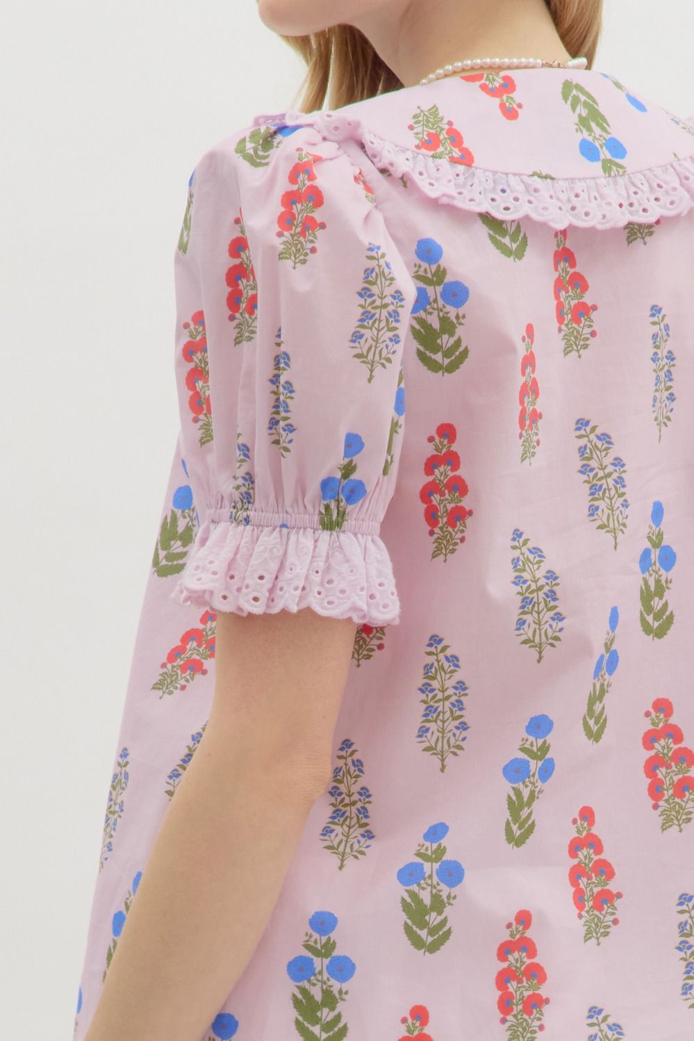 Juliet Floral Top (Lilac)