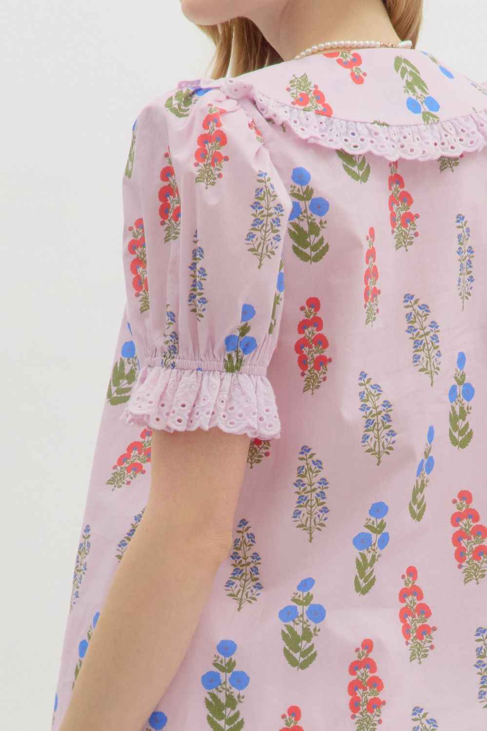 Juliet Floral Top (Lilac)