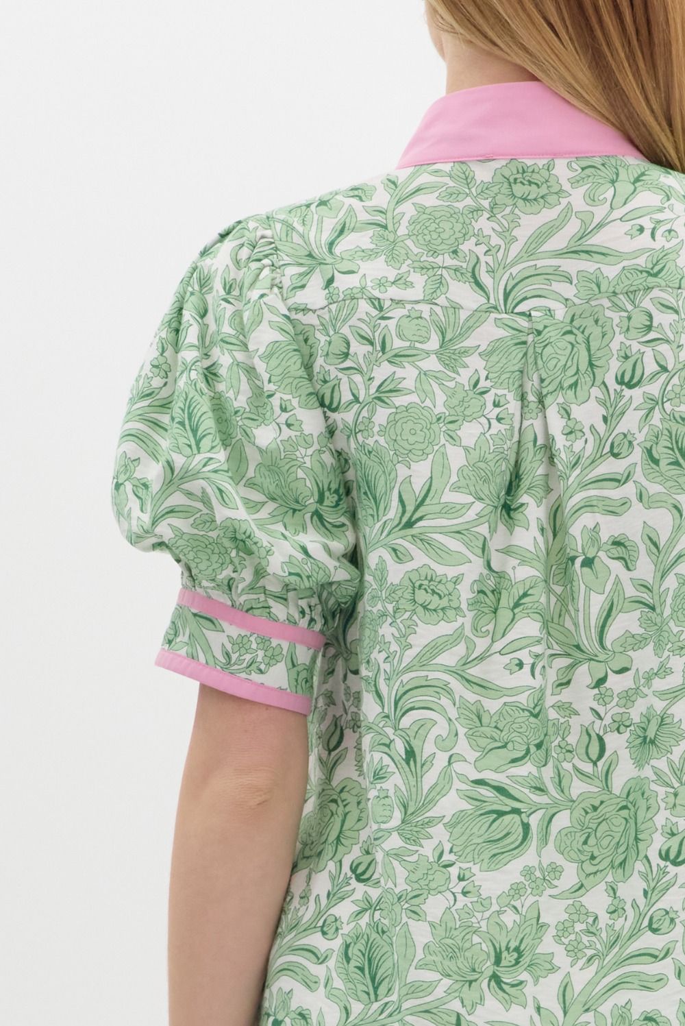 Sonoma Charm Floral Top (Green)