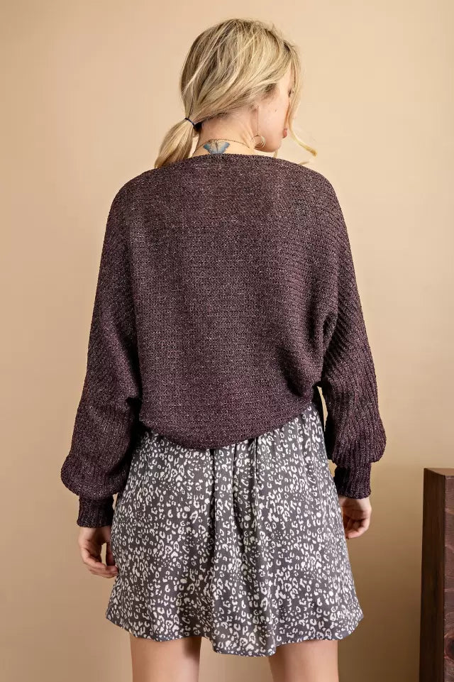 Shrugs And Kisses Cropped Cardigan