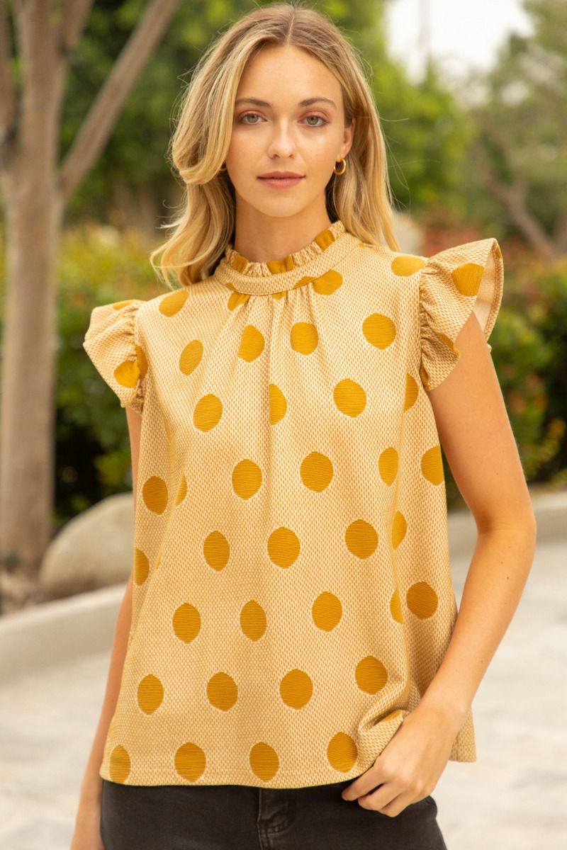 Jenna Knit Top (Mustard)