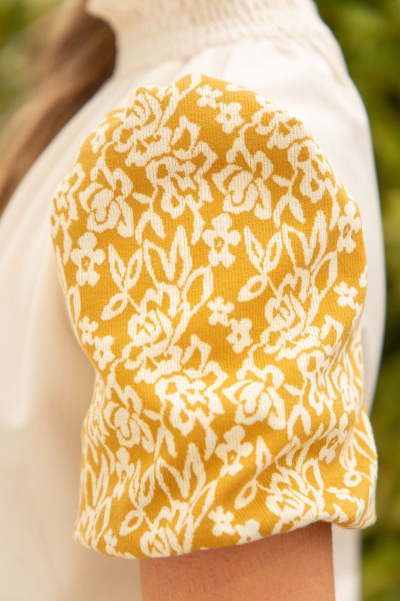 Marcia Corduroy Top (Ivory)