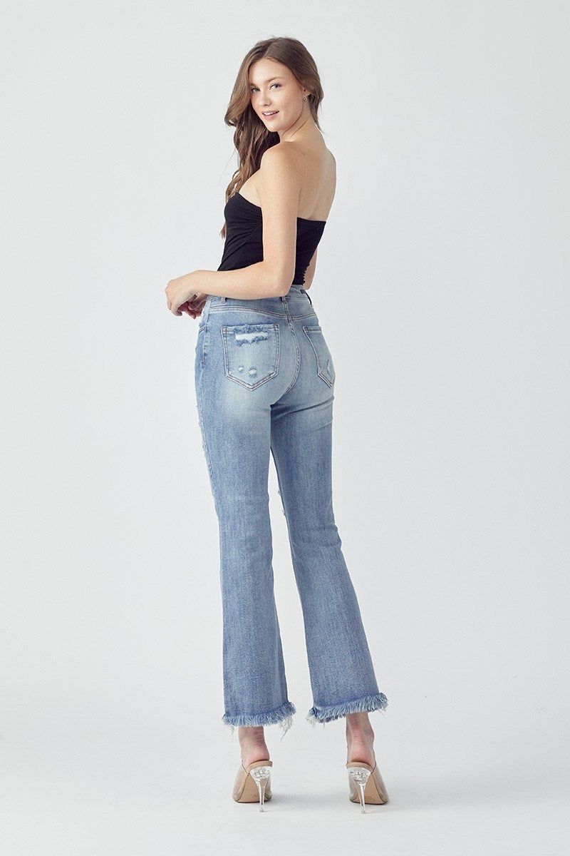 Curvy Double Take Ankle Jean (Light Wash)