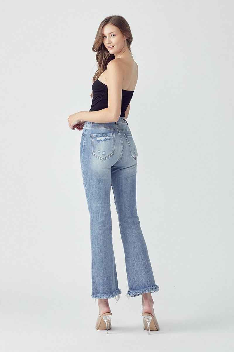Curvy Double Take Ankle Jean (Light Wash)