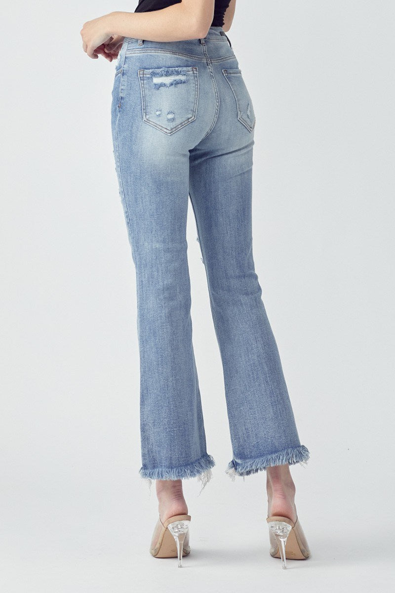 Curvy Double Take Ankle Jean (Light Wash)