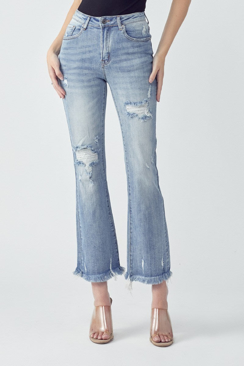 Curvy Double Take Ankle Jean (Light Wash)