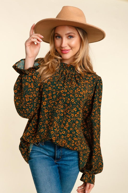 Glowing Garden Top (Hunter Green)