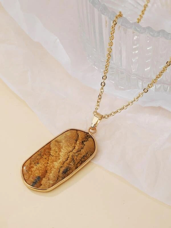 Jasper Stone Necklace