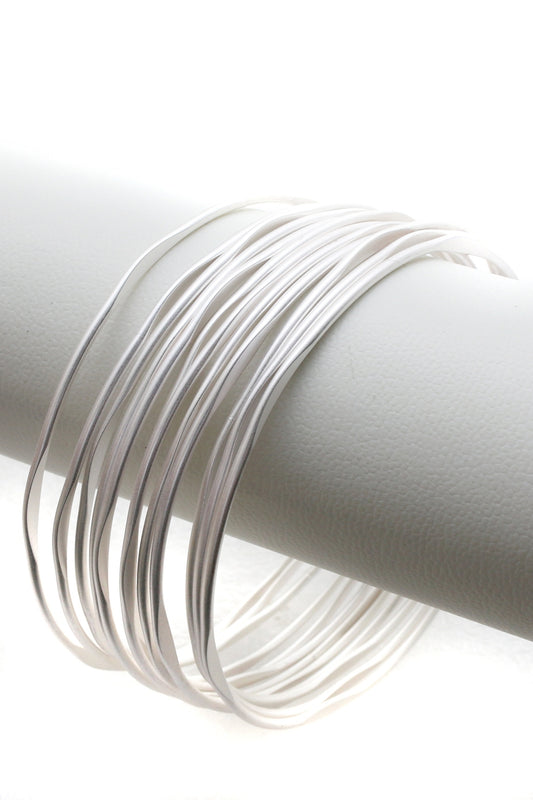 The ZaZa Bracelet Stack (Silver) - Delta Swanky Girl