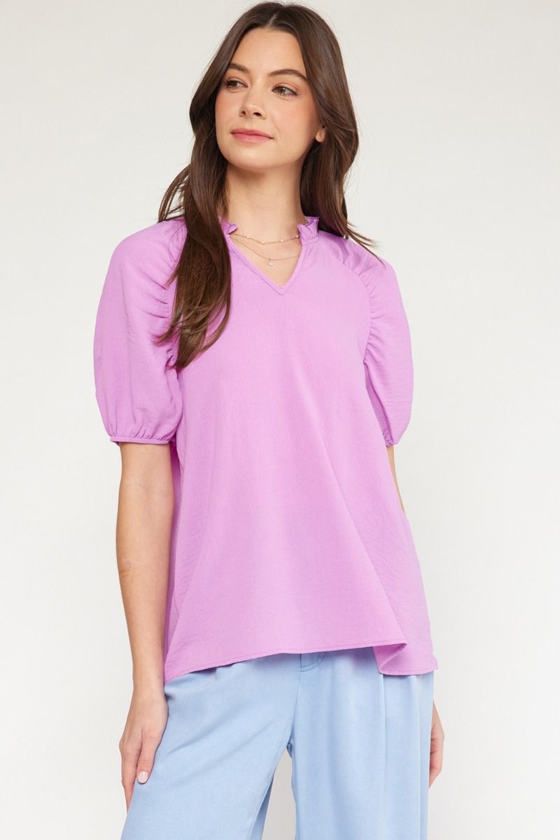 Ansley Top (Lavender) - Delta Swanky Girl