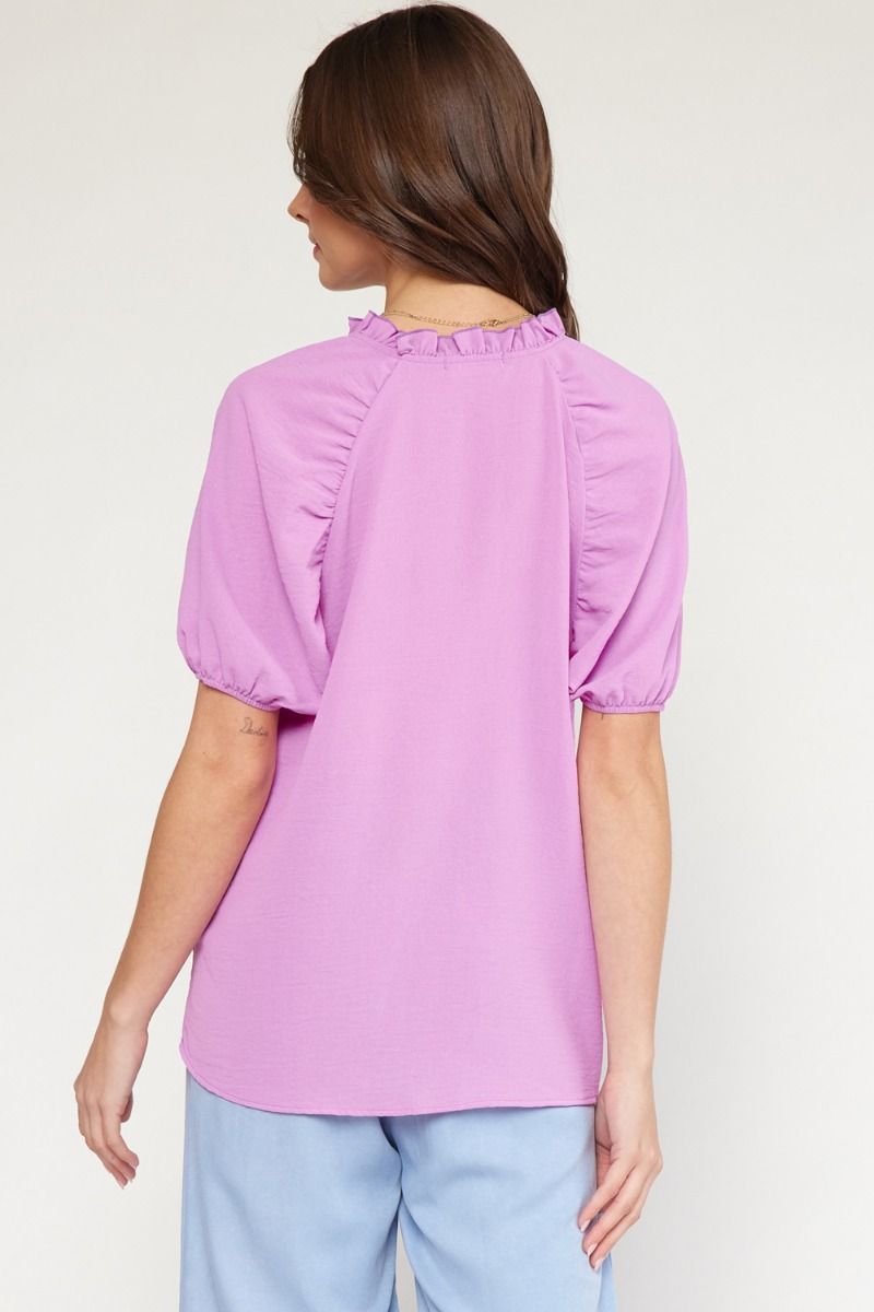 Ansley Top (Lavender) - Delta Swanky Girl