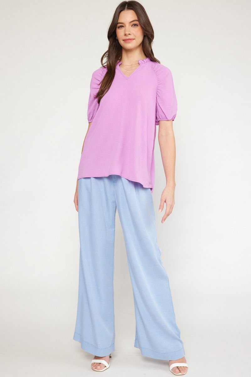 Ansley Top (Lavender) - Delta Swanky Girl