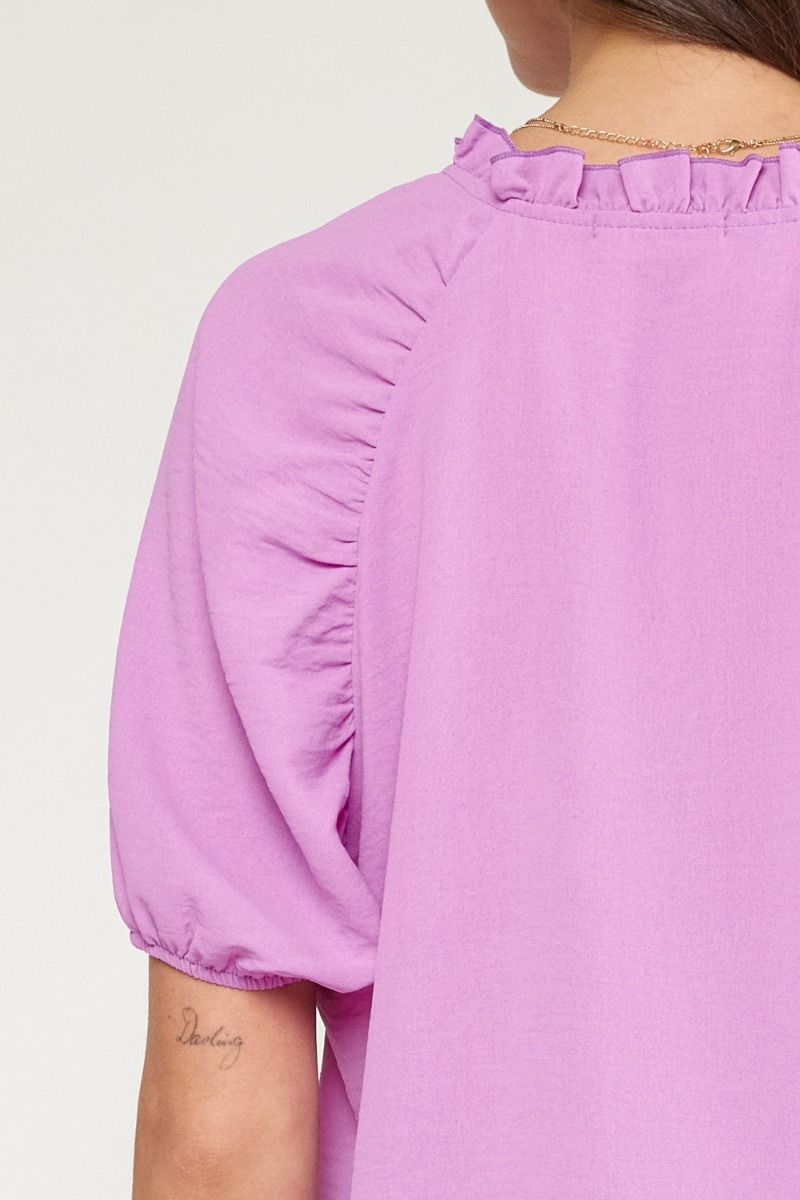 Ansley Top (Lavender) - Delta Swanky Girl
