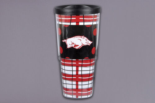 Arkansas 24oz Tumbler w/Lid - Delta Swanky Girl