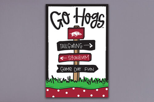 Arkansas Sign Garden Flag - Delta Swanky Girl