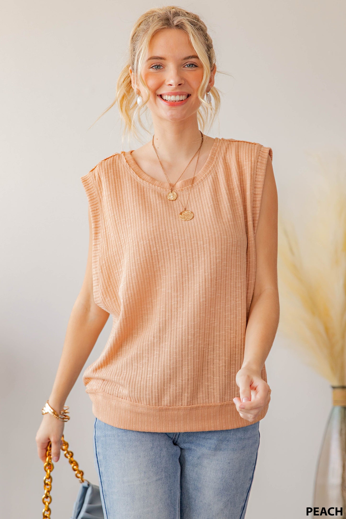 Cozy Paradise Slub Tank - Delta Swanky Girl