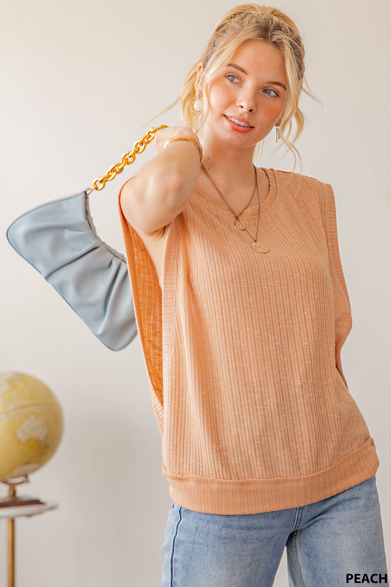 Cozy Paradise Slub Tank - Delta Swanky Girl