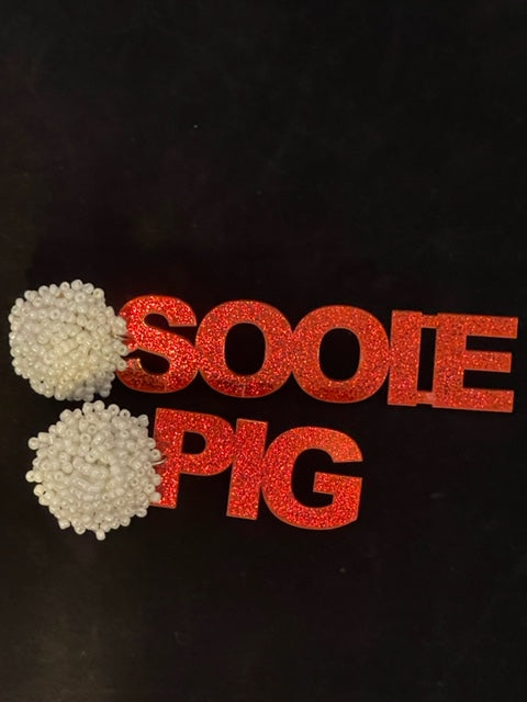 Swanky Design Earrings (Pig Sooie) - Delta Swanky Girl