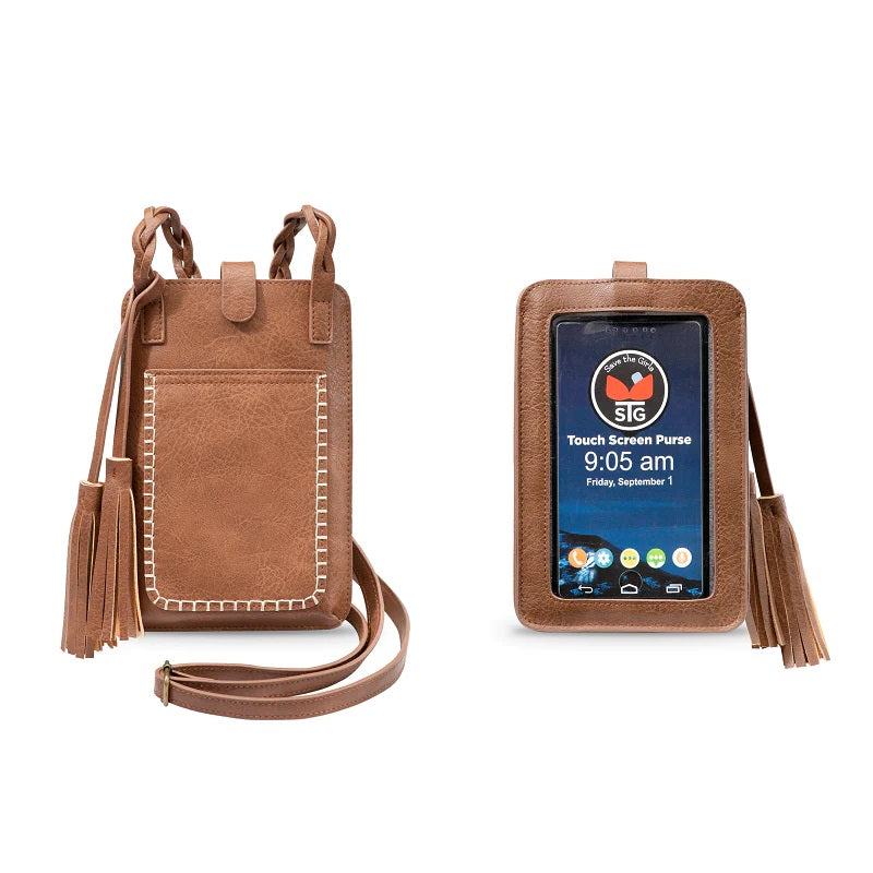 Everyday Girl Crossbody (Pecan Brown) - Delta Swanky Girl