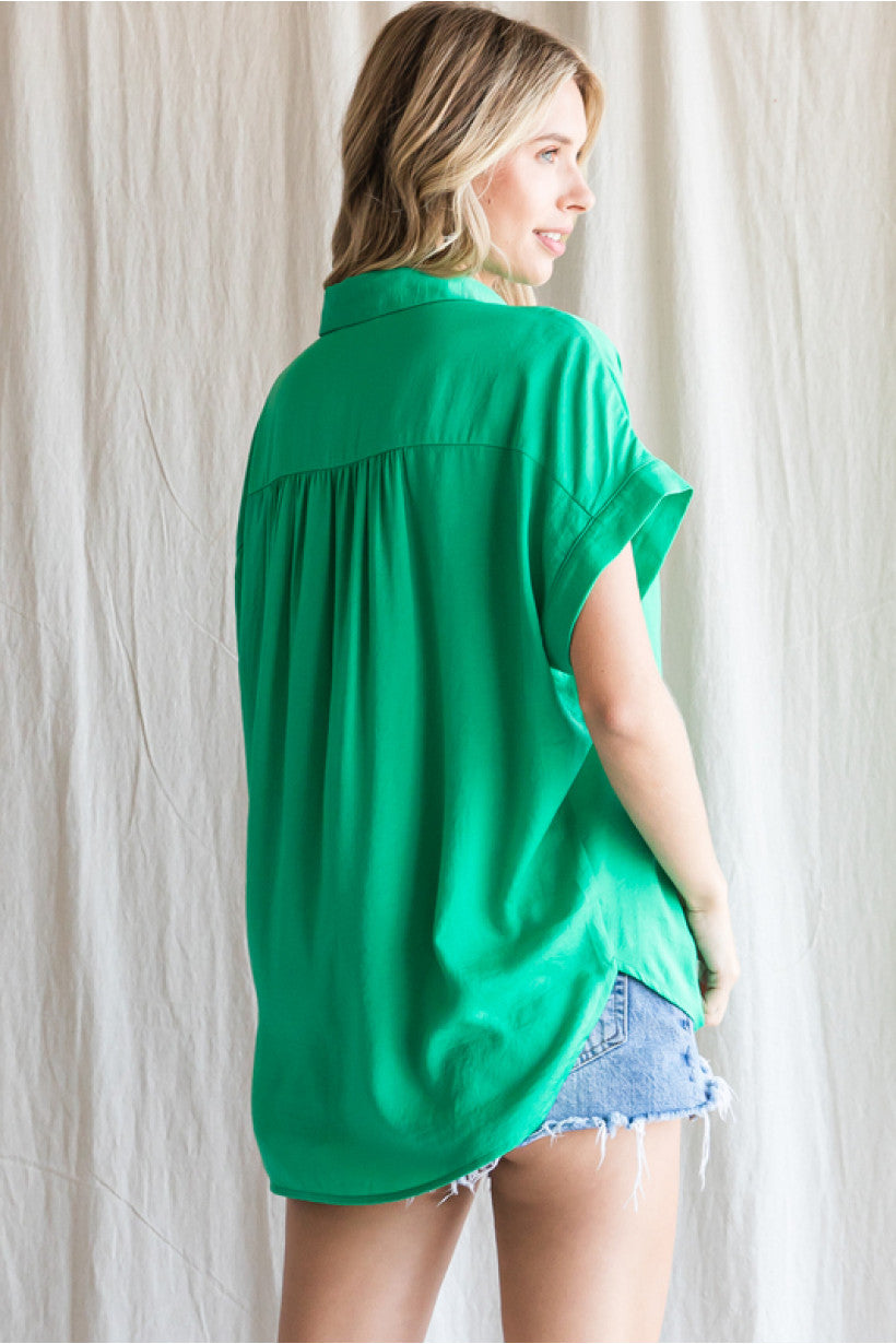 Name Of The Game Top (Emerald) - Delta Swanky Girl