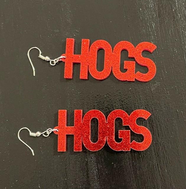 Go Hogs Go Earring - Delta Swanky Girl