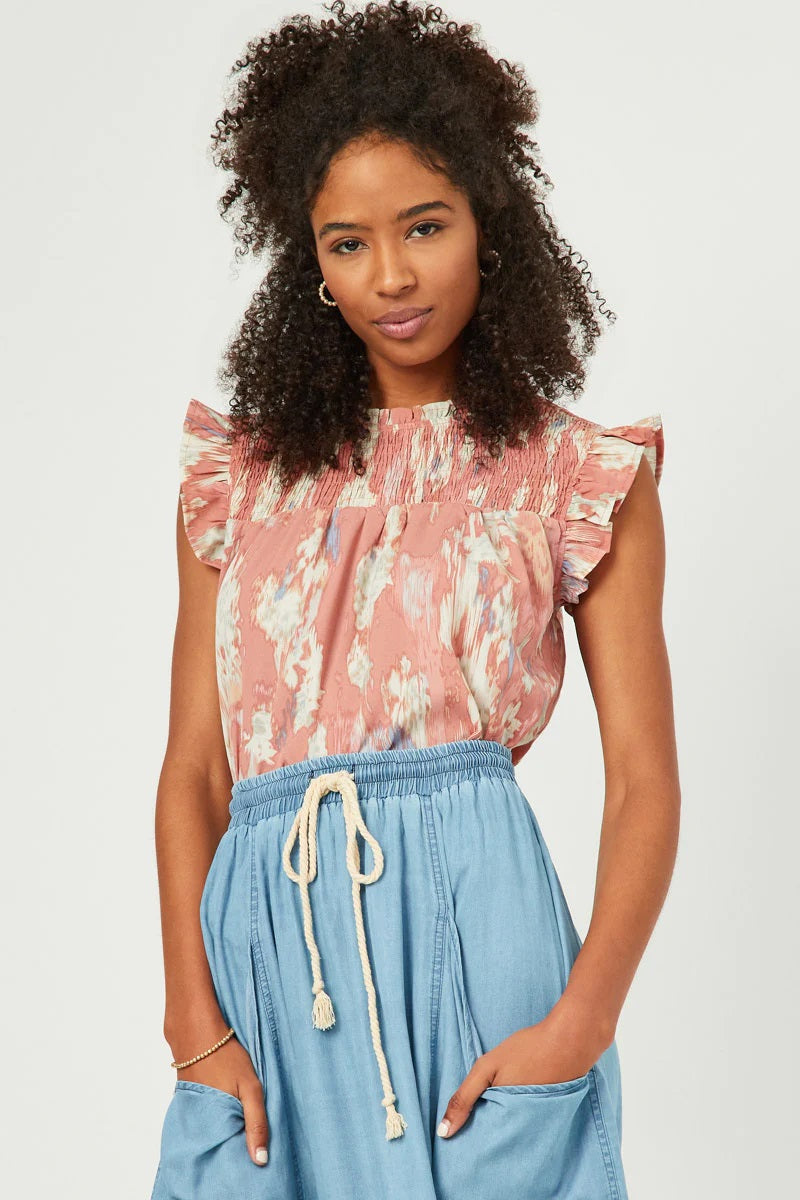The Peyton Top (Pink) - Delta Swanky Girl
