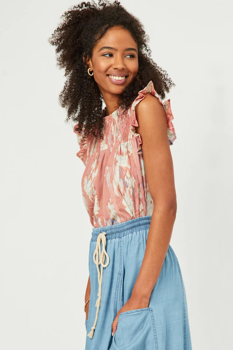 The Peyton Top (Pink) - Delta Swanky Girl
