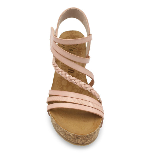 Mandy-B Wedge (Pink) - Delta Swanky Girl