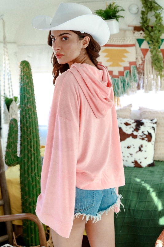 In A Flash Pullover (Pink) - Delta Swanky Girl