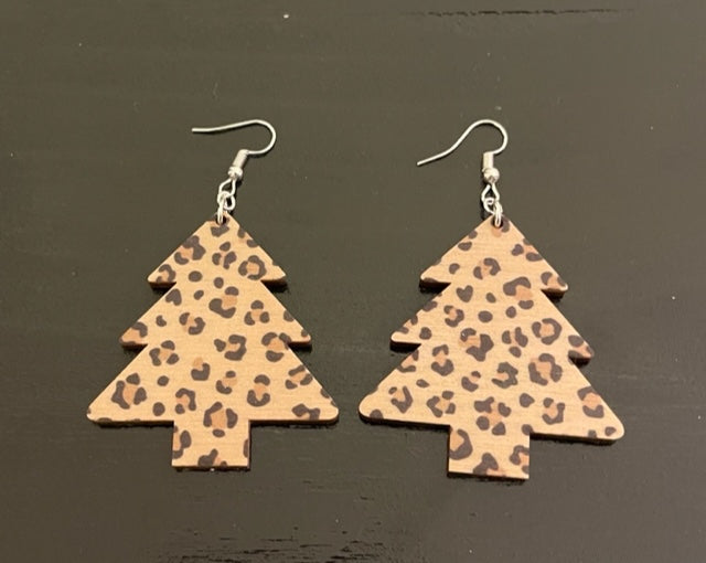 Leopard Holly Earring - Delta Swanky Girl