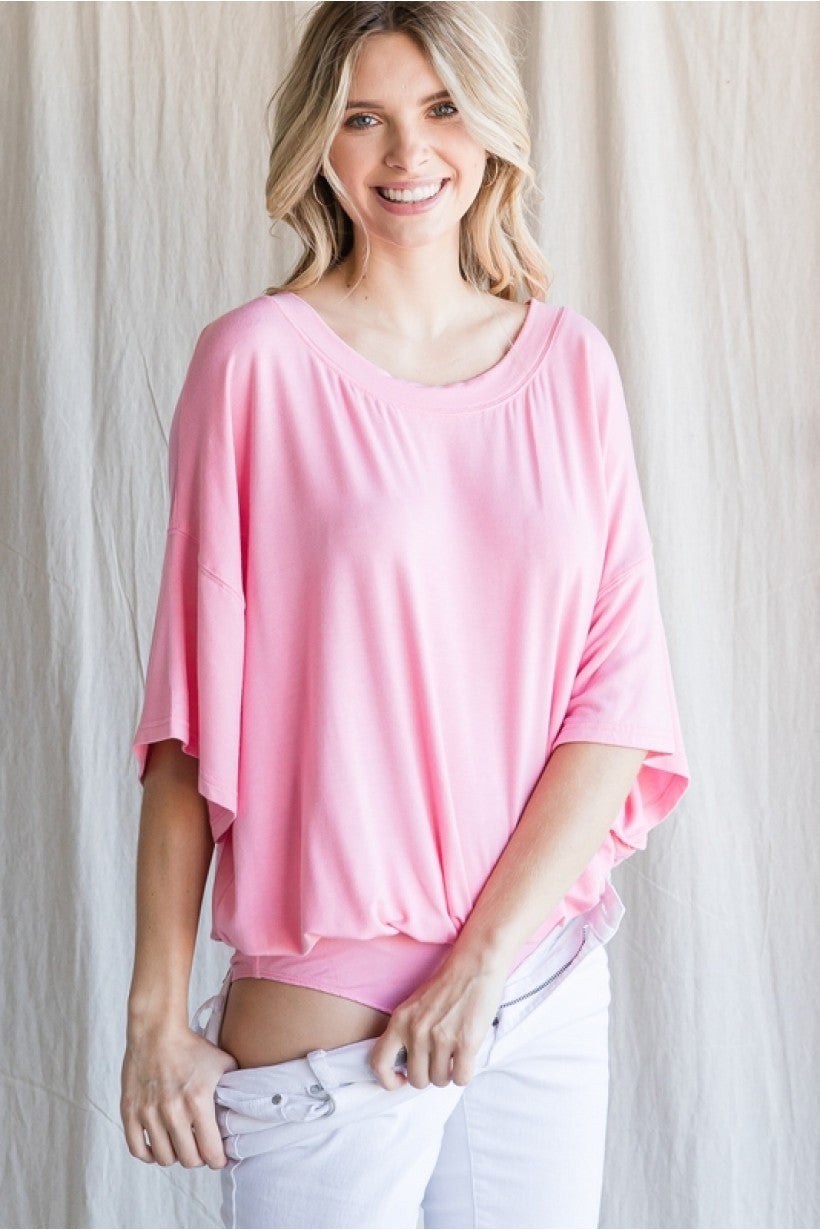 Ooh Baby, Baby Bodysuit (Pink) - Delta Swanky Girl