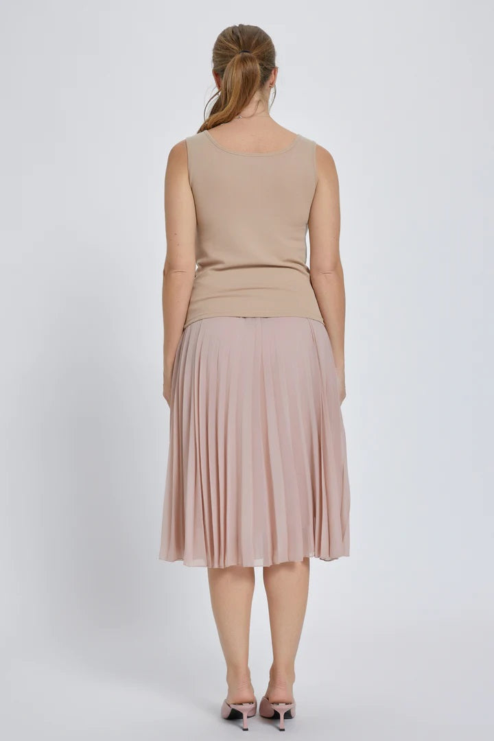 Best Ever Tank Top (Sewn-In-Bra) - Nude - Delta Swanky Girl