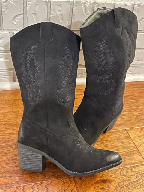 The Janice Boot (Black) - Delta Swanky Girl